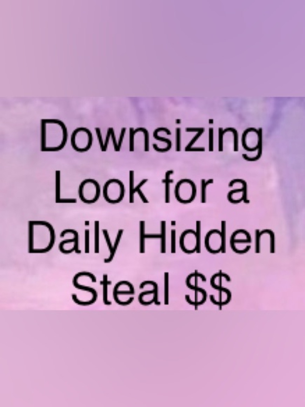 Daily Hidden Steal /Marked with $$